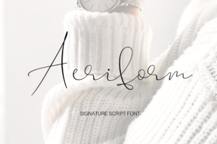 Aeriform: Elegant Script Handwritten Font for Business Branding
