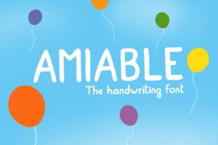 Amiable: A Cutesy Handwritten Script Font for Digital Branding
