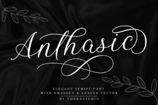 Anthasic Font: Elegant Script Handwritten Fonts for Modern Branding