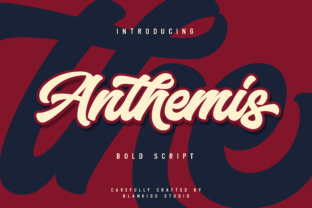 Anthemis Script Handwritten Font for Bold Branding