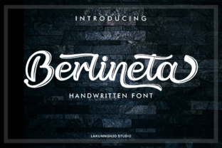Berlineta: A Script Handwritten Font for Editorial Elegance
