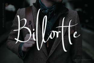 Billortte: A Classy Script Handwritten Font for Real Design Work