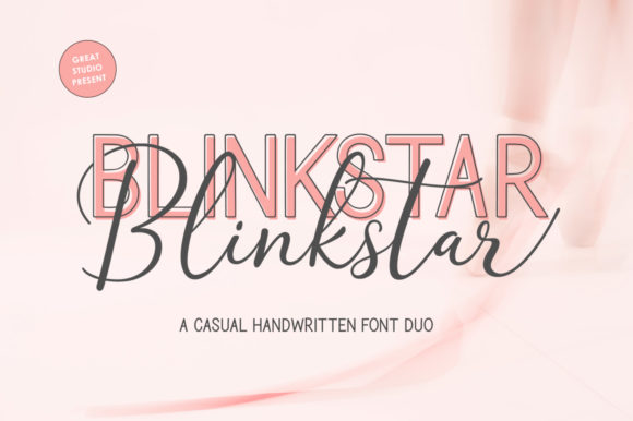 Blinkstar Duo: A Playful Script Handwritten Font for Scroll-Stopping Campaigns