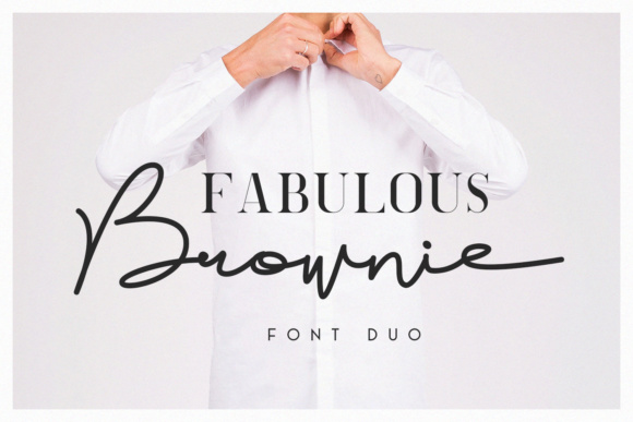 Brownie Duo Font for Polished Brand Visuals