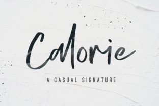 Calorie Script Handwritten Font for Crafters & Makers