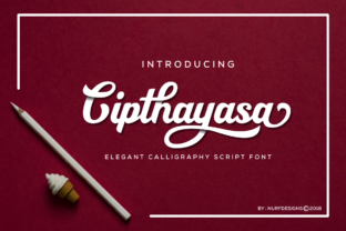 Cipthayasa: An Elegant Script Handwritten Font for Branding That Feels Human