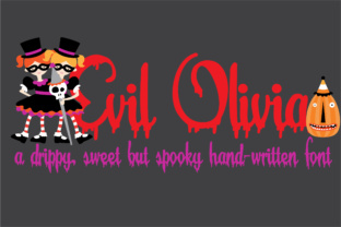 Evil Olivia Script Handwritten Font for Bold Brand Identity