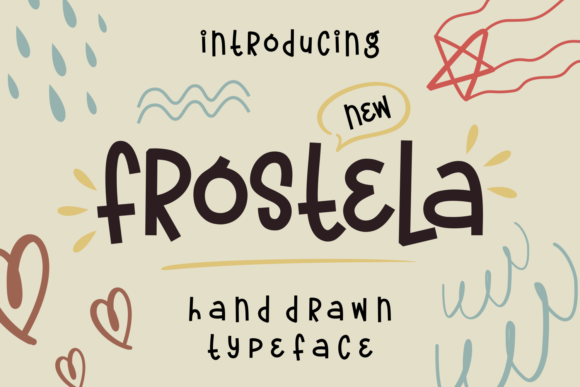 Frostela: A Whimsical Script Handwritten Font for Playful Editorial Design
