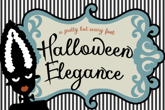 Halloween Elegance: A Script Handwritten Font for Hauntingly Refined Branding