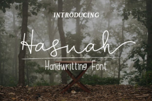Hasnah Script Handwritten Font for Upscale Design