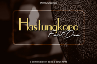 Hastungkoro Duo: A Script Handwritten Font for Cohesive Branding