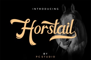 Horstail Script Font for Animal-Loving Brands