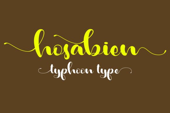 Hosabien Font for Upscale & Feminine Branding