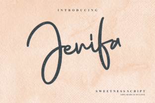 Jenifa Font: Modern Feminine Script for Handmade Creators