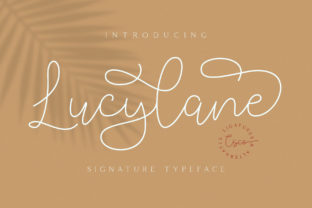 Lucylane Font: A Professional Script Handwritten Typeface for Small Businesses