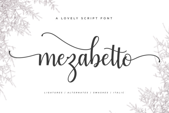 Mezabetto: A Modern Script Typeface for Digital Branding