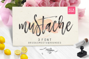 Mustache Family: A Script Handwritten Font for Digital Branding