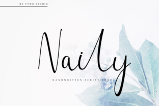 Naily: A Script Handwritten Font for Elegant Branding