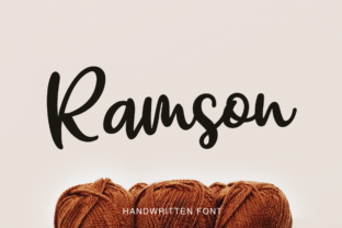 Ramson Font: Bold Fresh Calligraphy for Handmade Creators