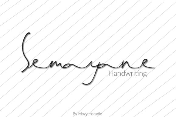 Semayane: A Minimalist Script Handwritten Font for Elegant Digital Branding