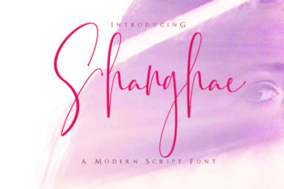 Shanghae Script Handwritten Font for Makers