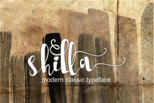 Shilla: A Script Handwritten Font for Elegant Headlines and Editorial Displays
