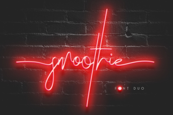 Smoothie Duo: A Classy Script and Sans-Serif Font Pair