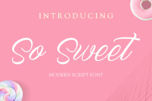 So Sweet Font for Small Business Branding