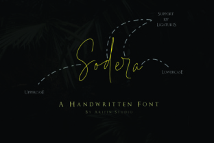 Sodera Script Handwritten Font for Elegant Design