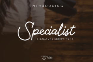 Specialist Script Font for Elegant Branding