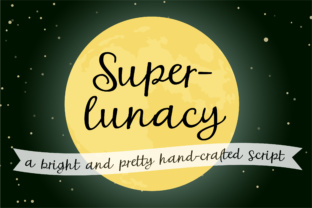 Superlunacy: A Script Handwritten Font with Casual Charm
