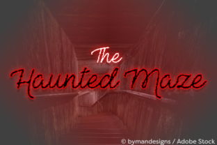 The Haunted Maze Font for Bold, Memorable Campaigns