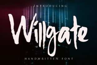 Willgate: A Casual Brush Script Font for Digital Branding