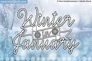 Winter in January: A Refined Script Handwritten Font for Elegant Design