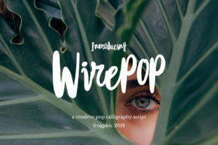 Wirepop: A Bold & Elegant Script Handwritten Font